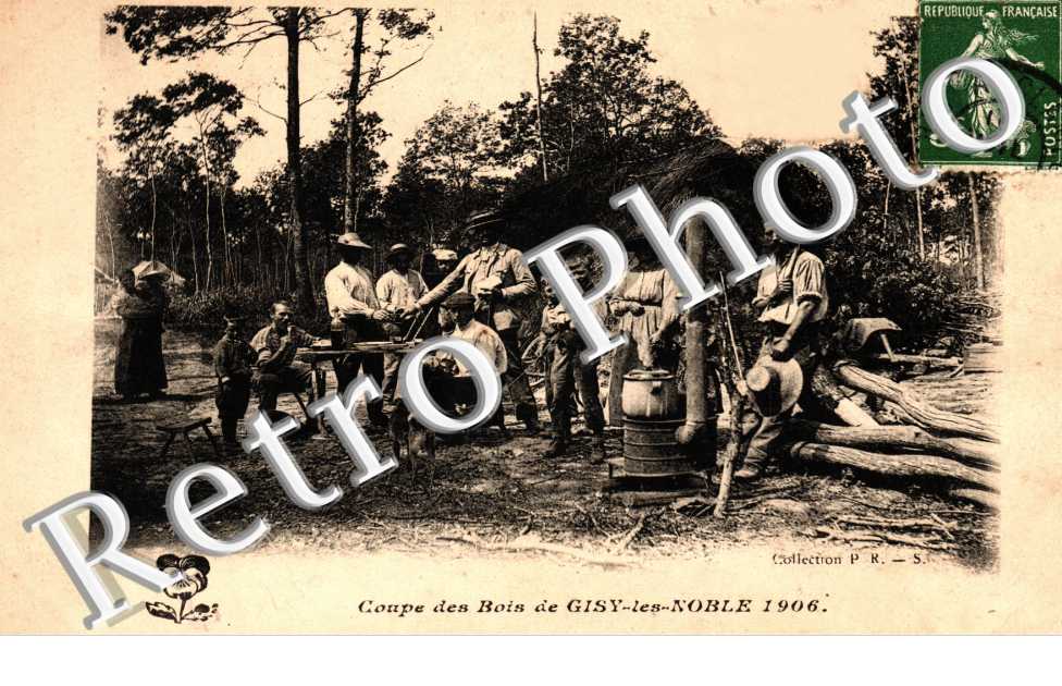 Coupe des bois de Gisy les Noble 1906