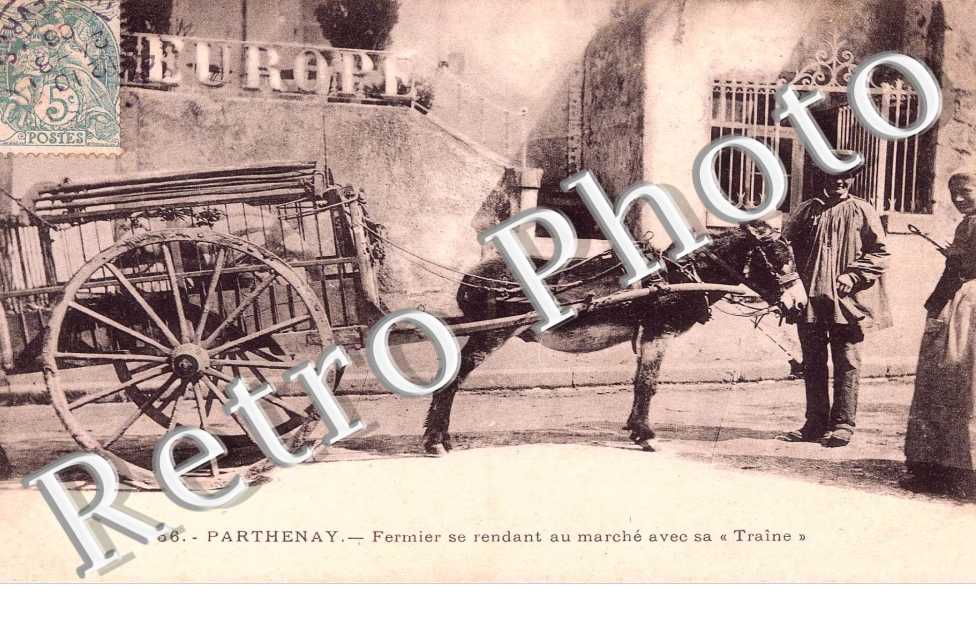 FERMIER SE RENDANT AU MARCHE