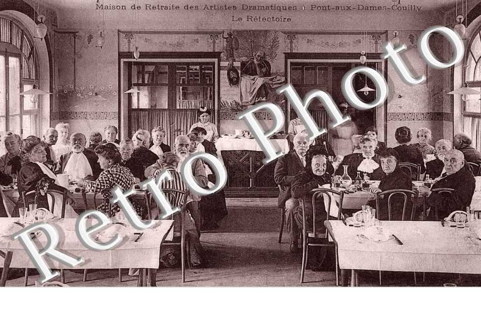 Le refectoire de la maison de retraite de l'association des artistes dramatiques