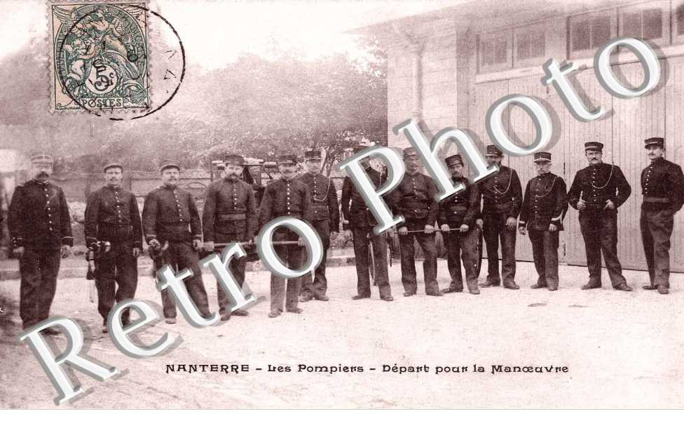 Les pompiers - depart pour la manoeuvre