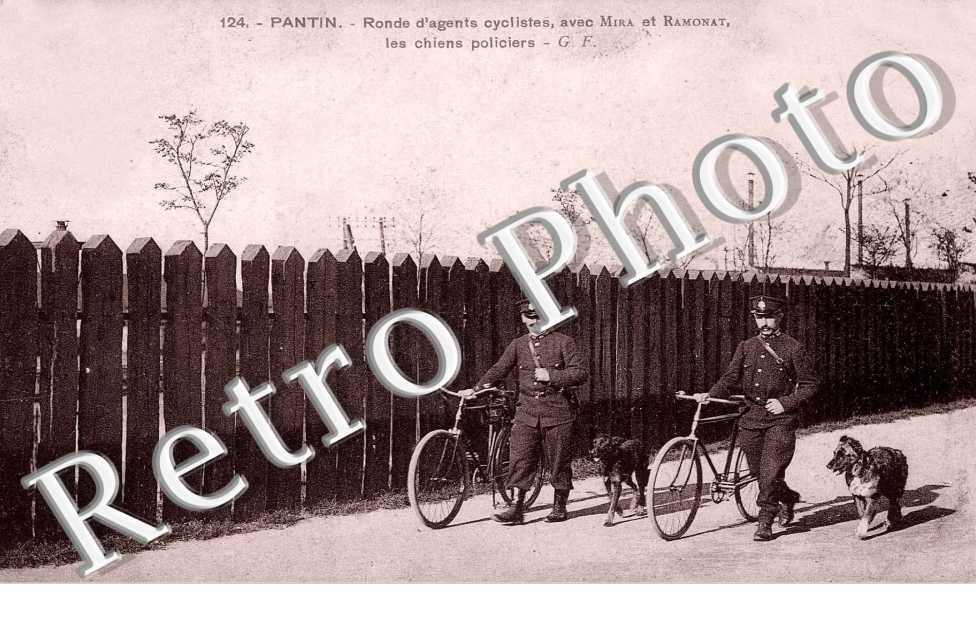 Les chiens policiers - Ronde d'agents cyclistes avec Mira et Ramonat