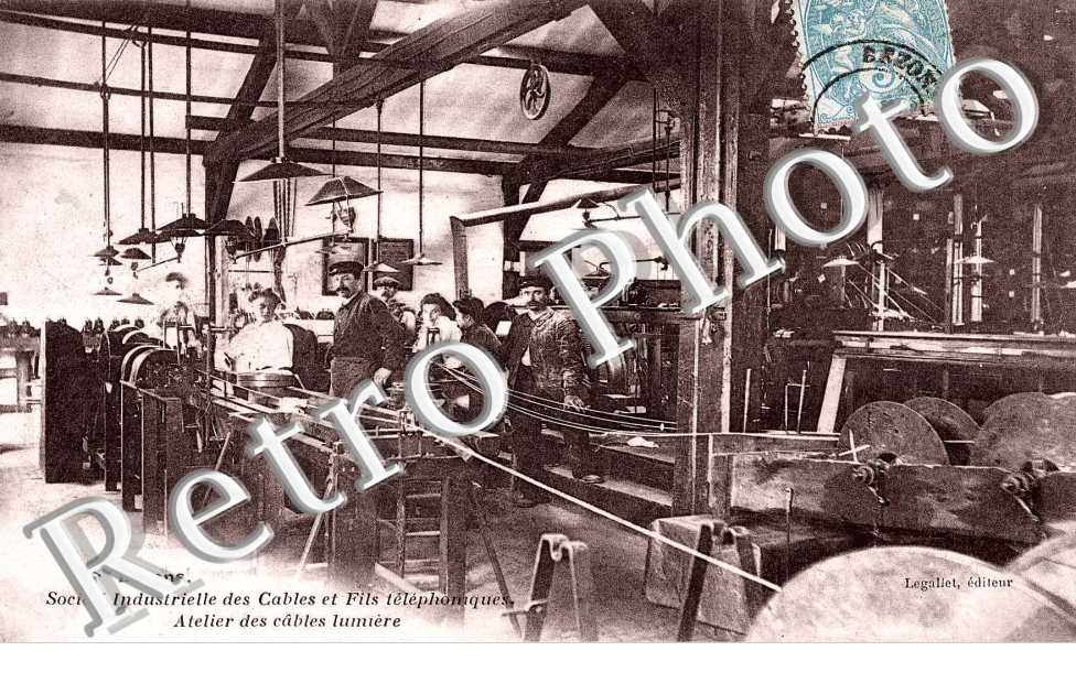 Societe industrielle des cables et fils telephoniques - atelier des cables lumiere