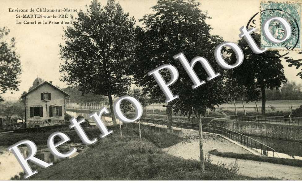 Le canal et la prise d'eau