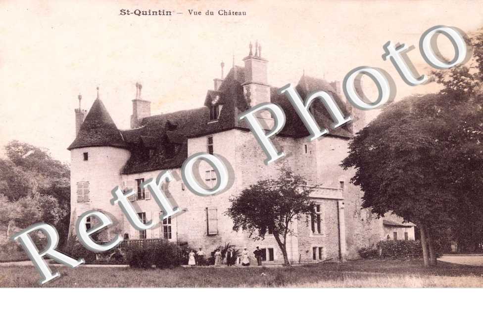 SAINT-QUINTIN  Vue du Chateau