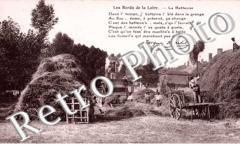 Bords de la Loire, la Batteuse