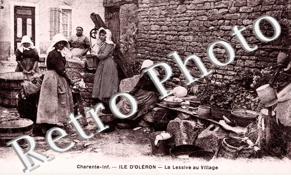 La lessive au village