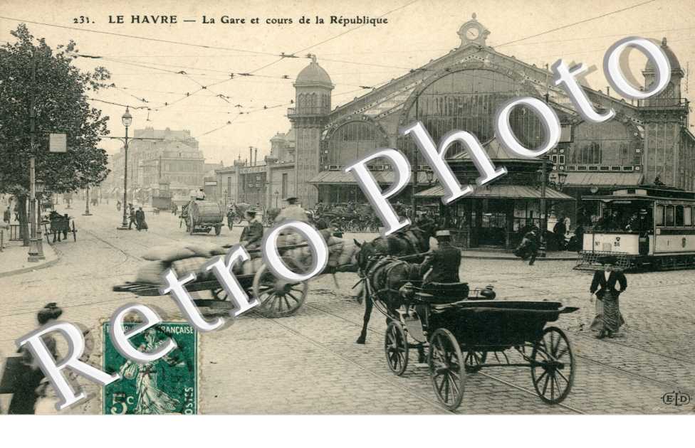 La gare et cours de la republique