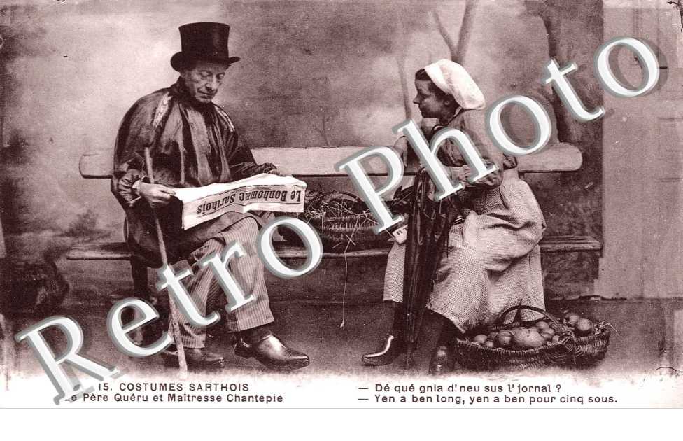 Le pere Queru et maitresse Chantepie