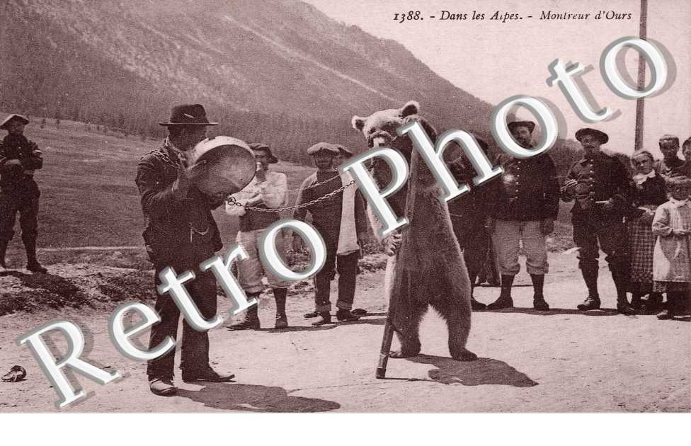 Dans les Alpes Montreur d'ours