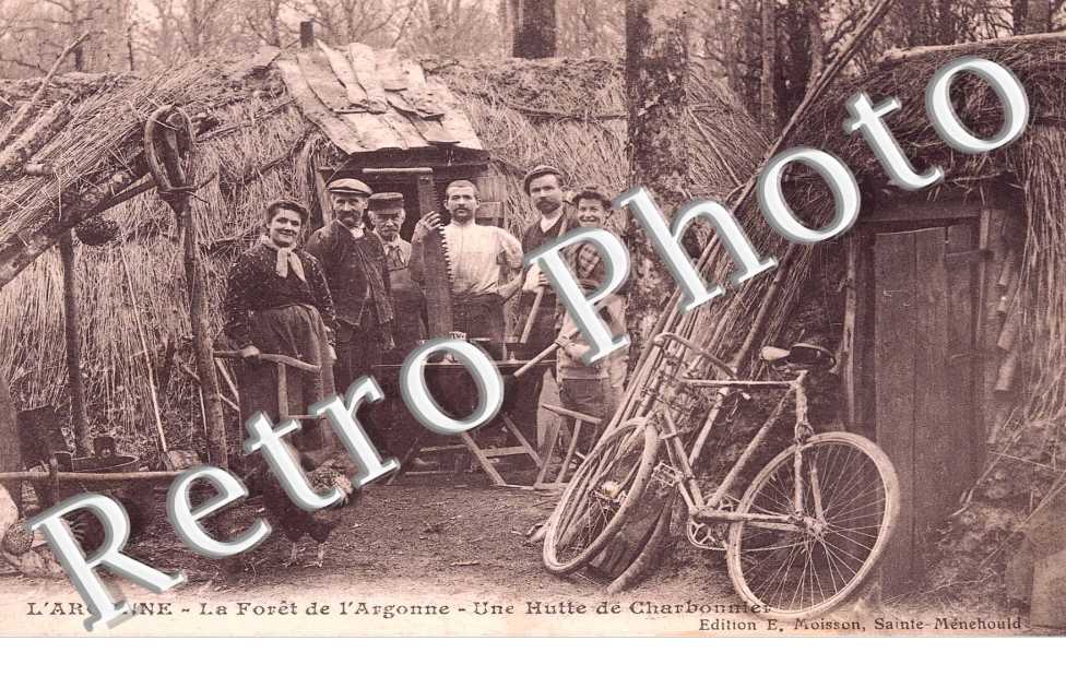 Foret de l'Argonne - Une hutte de Charbonnier