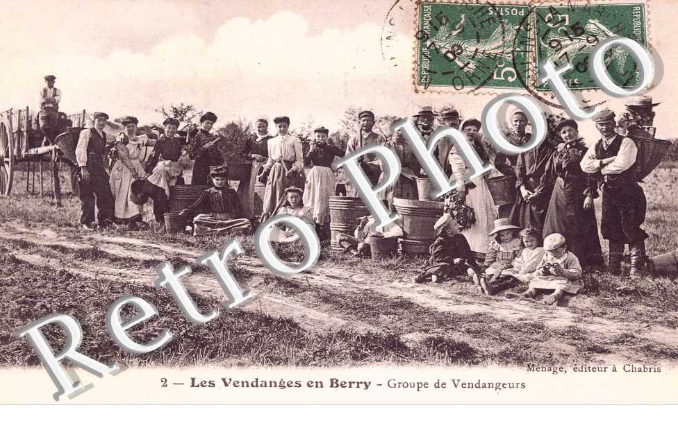 Groupe de Vendangeurs