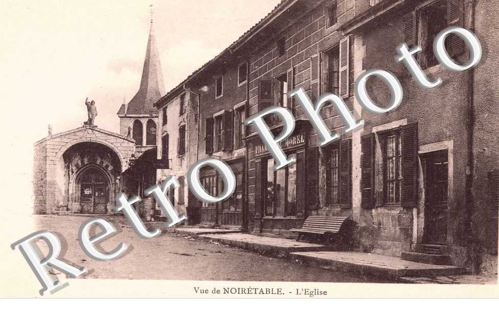 VUE DE NOIRETABLE L'EGLISE