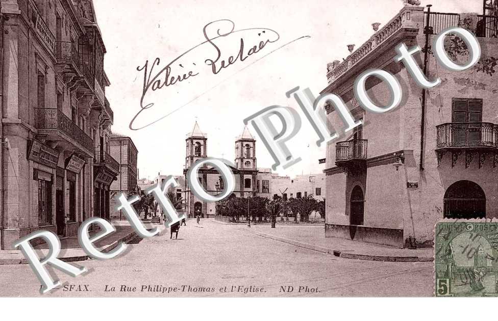 La Rue Philippe Thomas et l'Eglise
