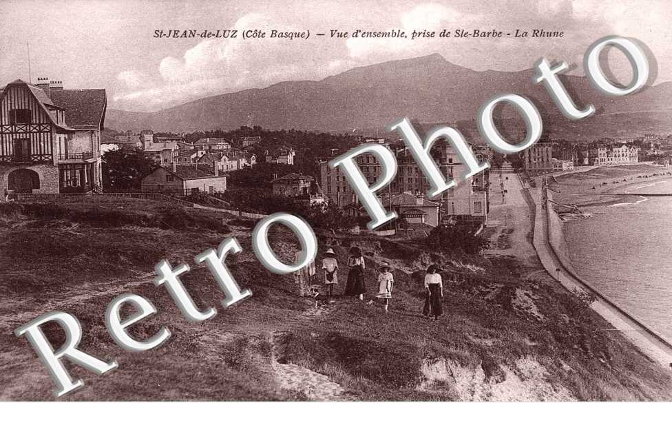 vue d'ensemble prise de Sainte-Barbe - La Rhune