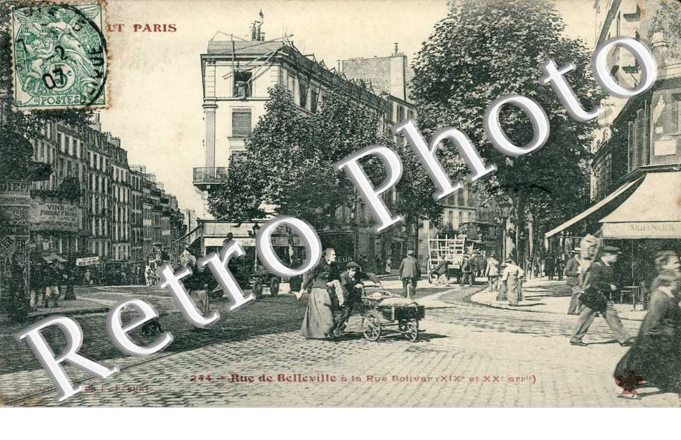 Rue de Belleville à la rue Bolivar