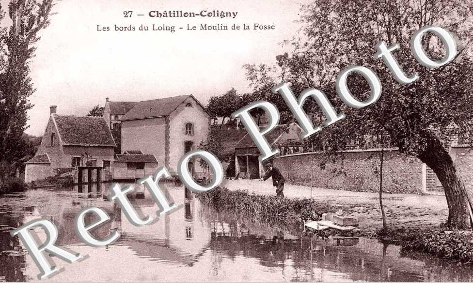 les bords du loing, le moulin de la fosse