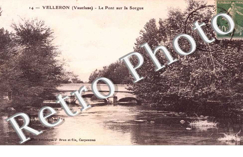 Le pont sur la Sorgue