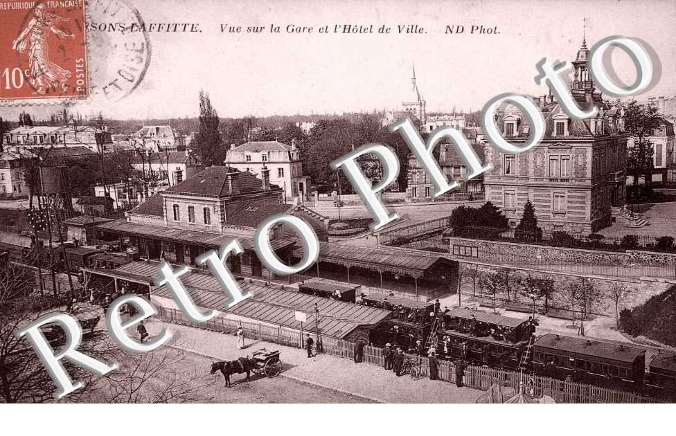 La Gare et l'Hotel de Ville