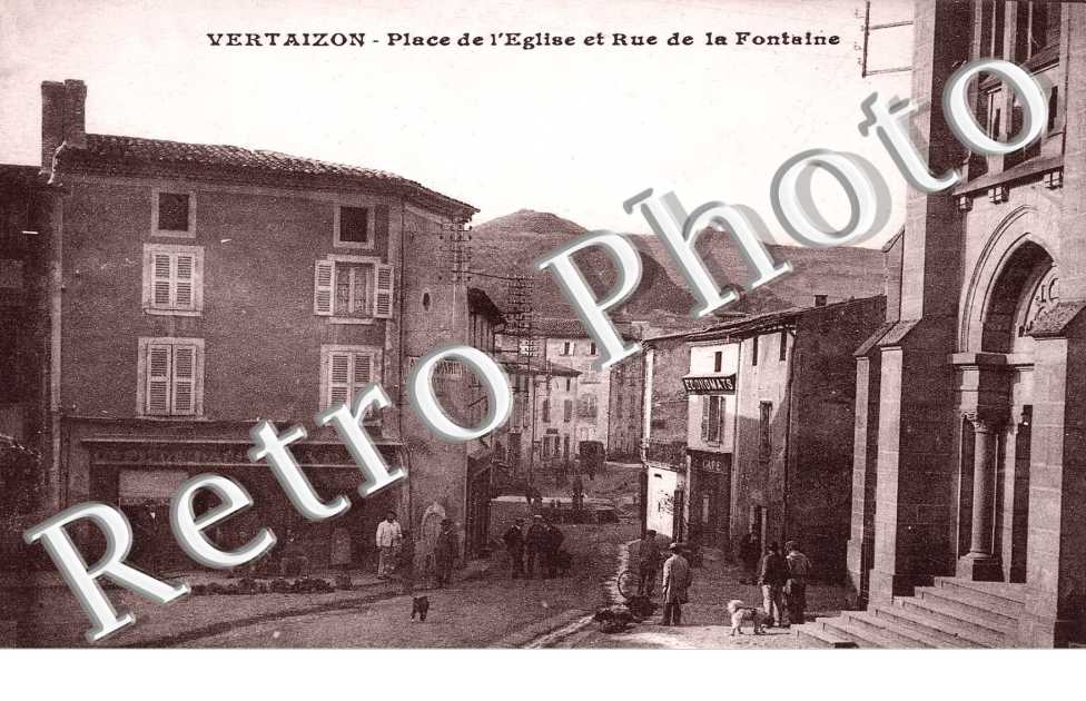 place de l'eglise et rue de la Fontaine