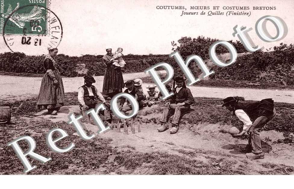 Moeurs et Coutumes bretons, Joueurs de Quilles