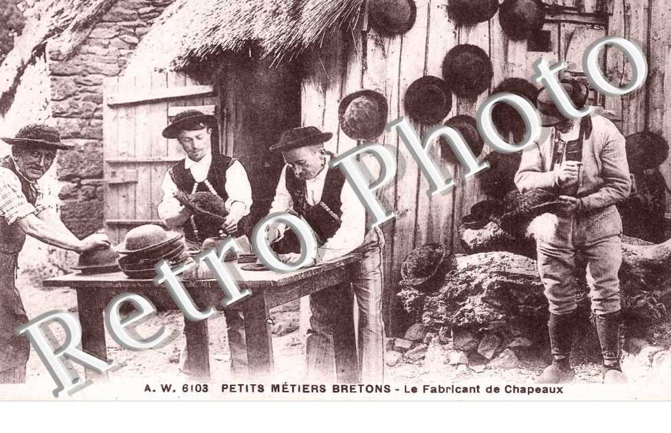 Petits metiers bretons - le fabricant de chapeaux