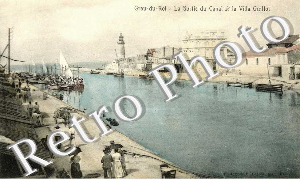 la sortie du canal et la villa guillot (couleur)