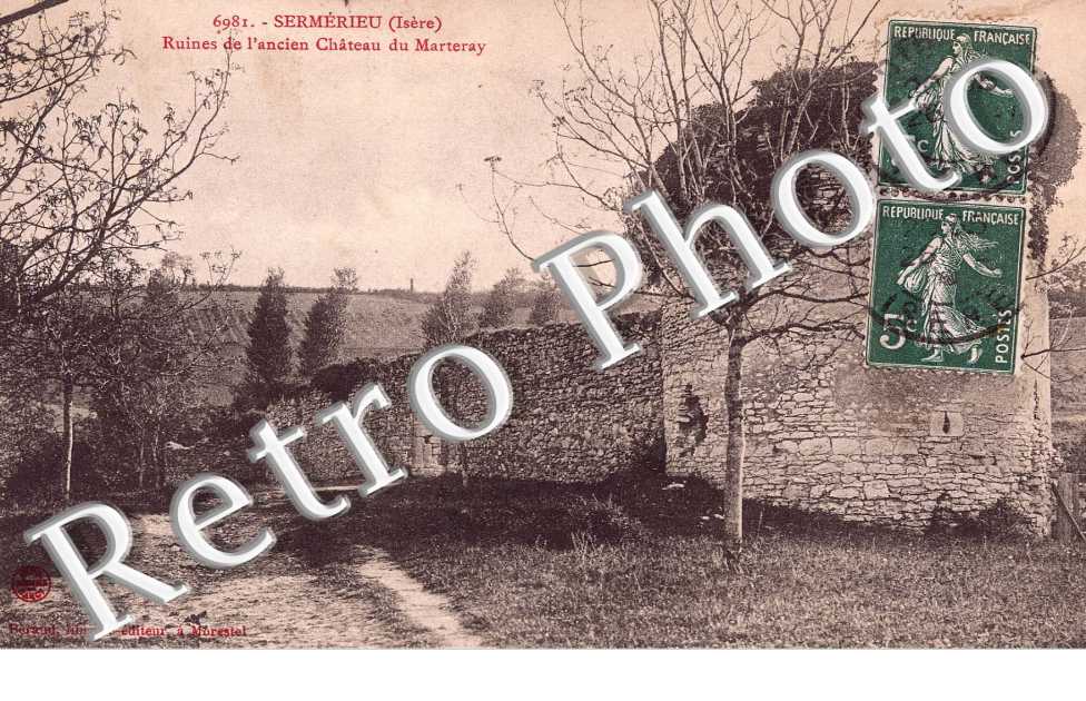 ruines de l'ancien chateau du Marteray