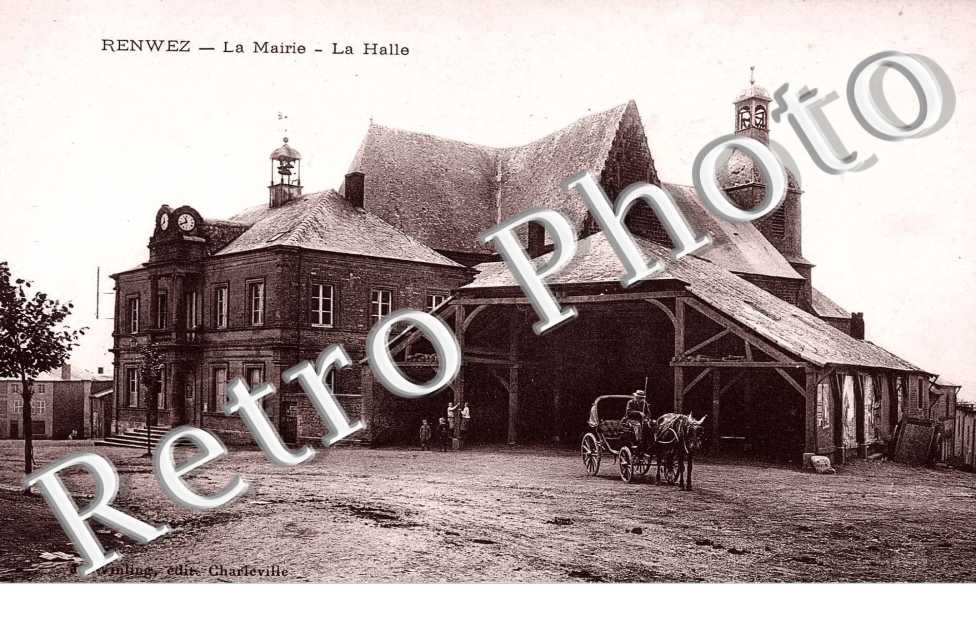 la mairie, la halle