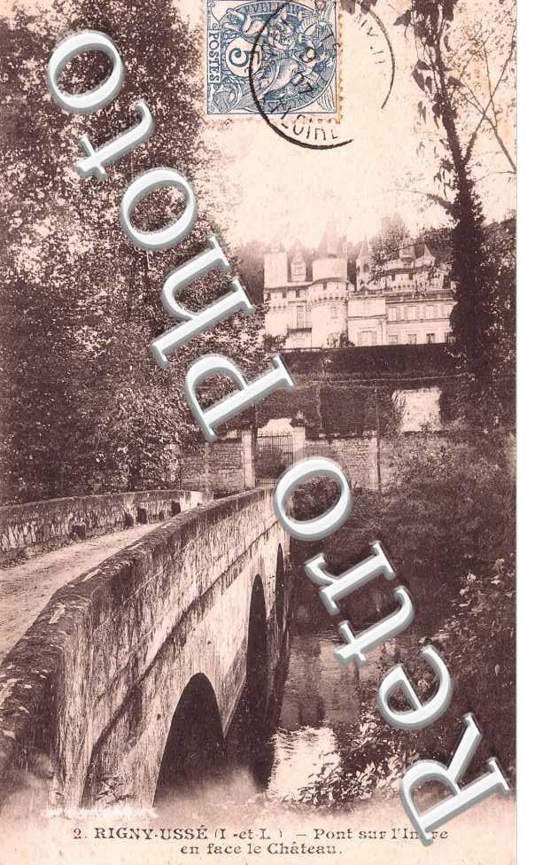 Pont sur l'Indre et le chateau