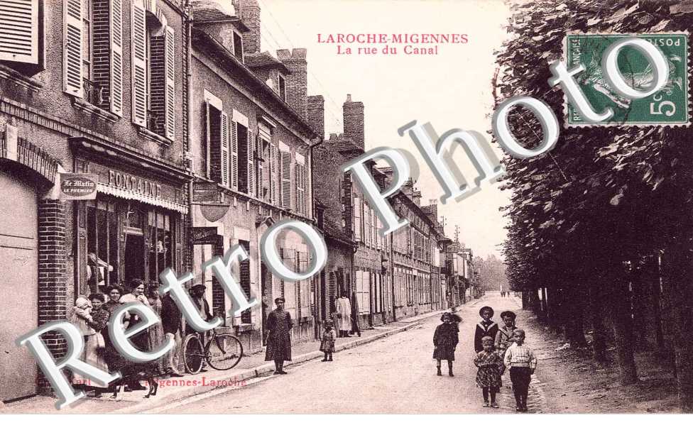 Laroche-Migennes, la rue du Canal