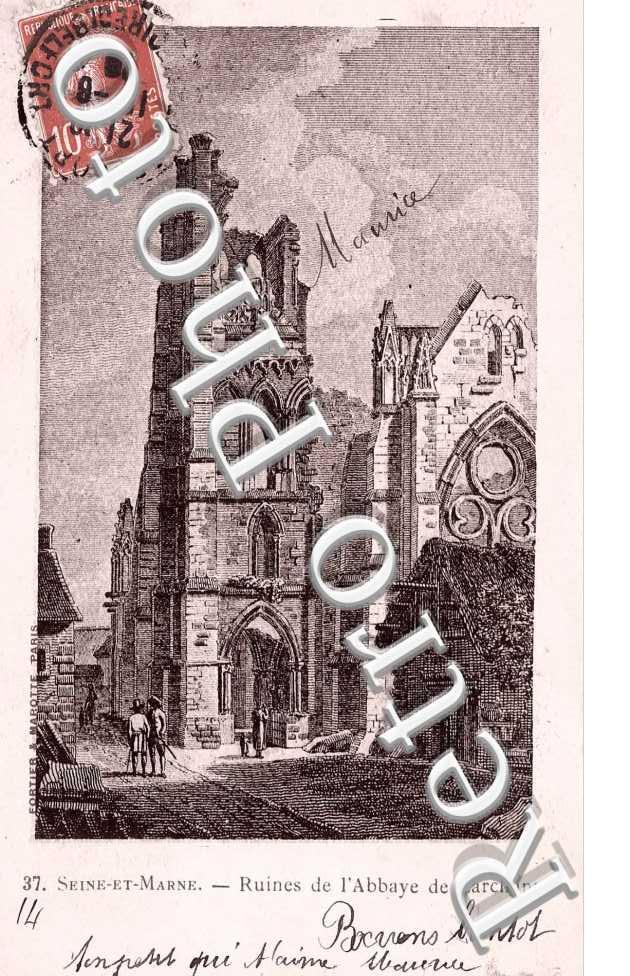 ruines de l'abbaye de Larchant