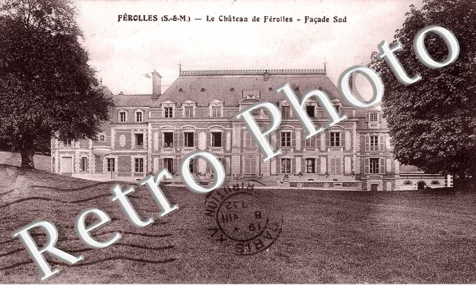 le chateau de Ferolles, facade sud