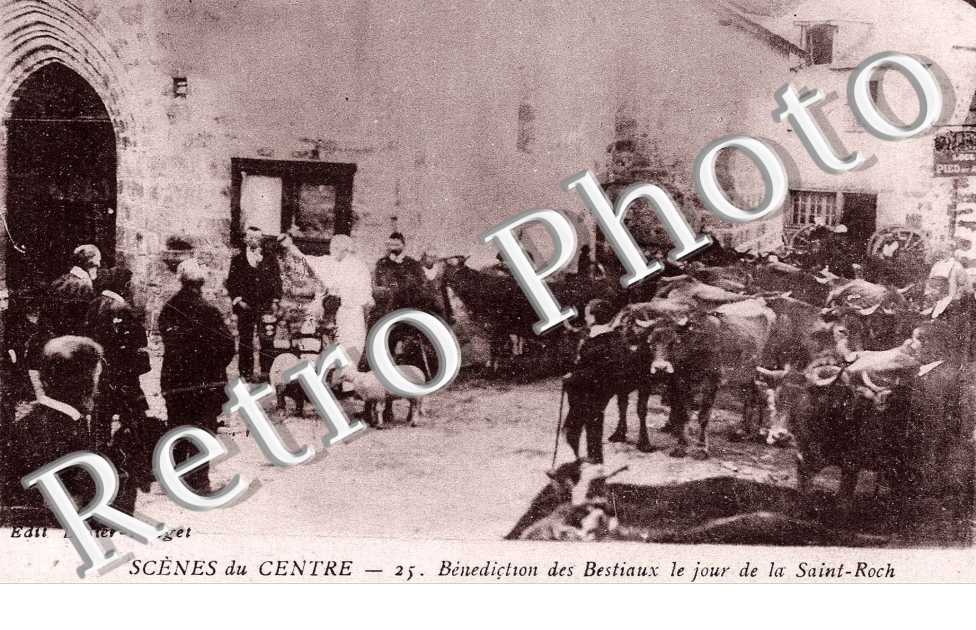 Benedicton des bestiaux le jour de la St-Roch