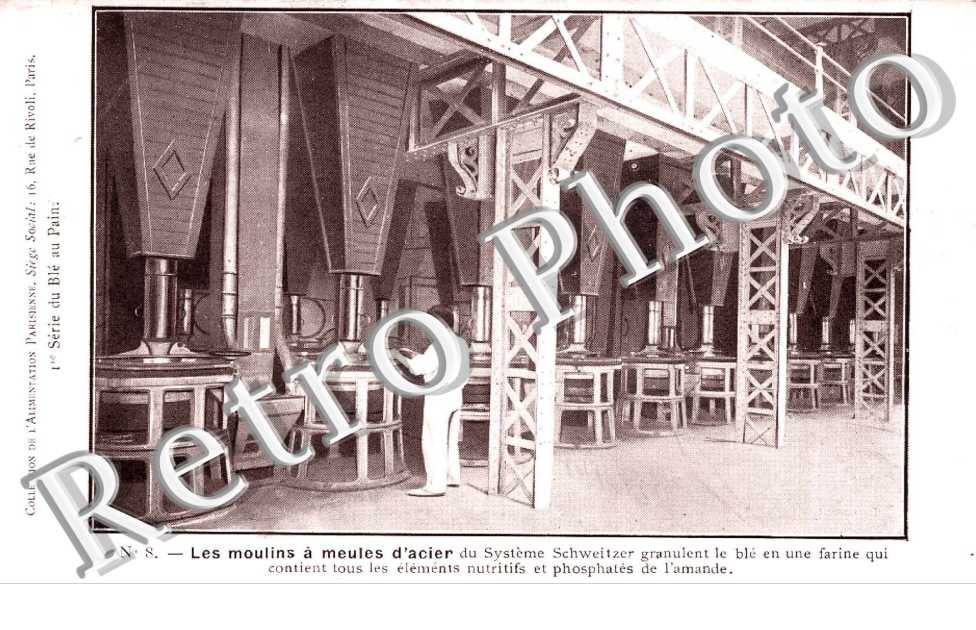 Les Moulins a meules d'acier du Systeme Schweitzer