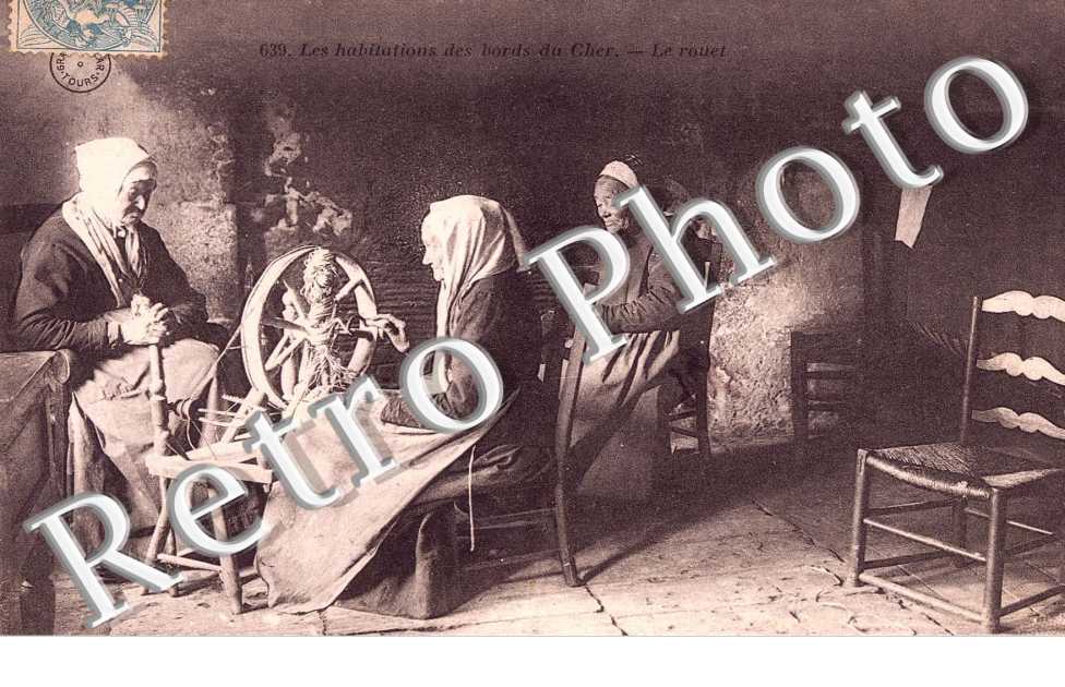Les habitations des bords du Cher, le rouet