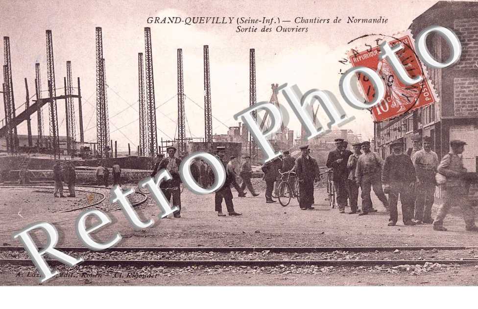 Chantiers de Normandie - Sortie des Ouvriers