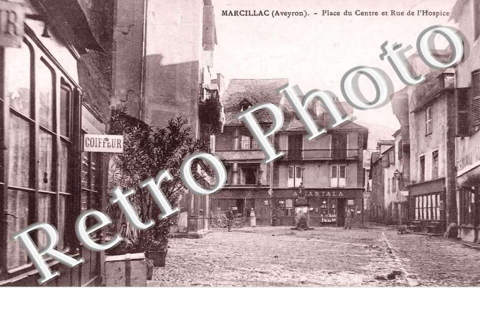 place du centre et rue de l'hospice