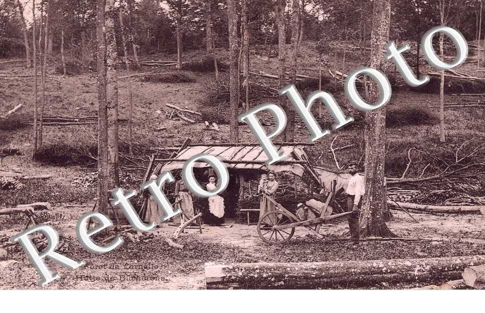foret de Carnelle  Hutte de bucherons