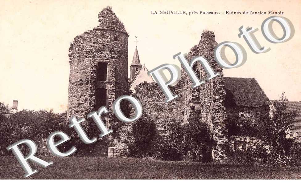 ruines de l'ancien manoir