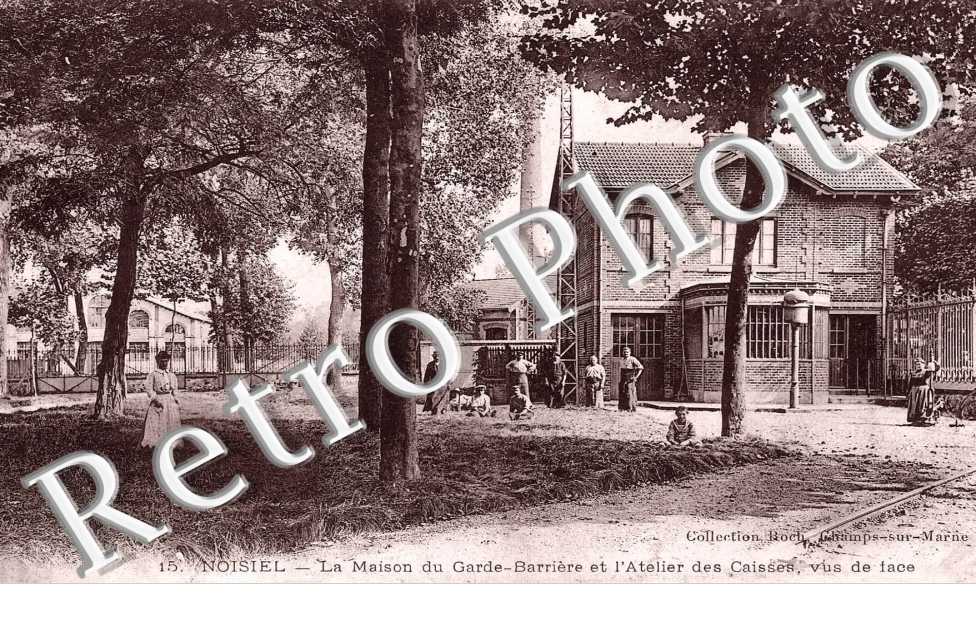 La maison du garde-barriere et l'atelier des caisses