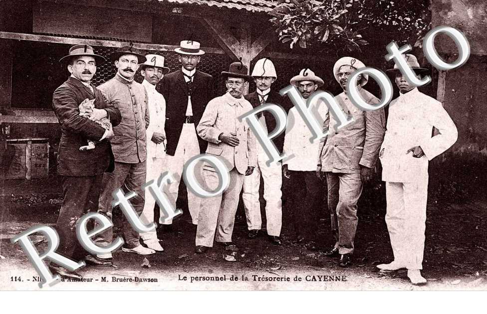 le personnel de la tresorerie de Cayenne