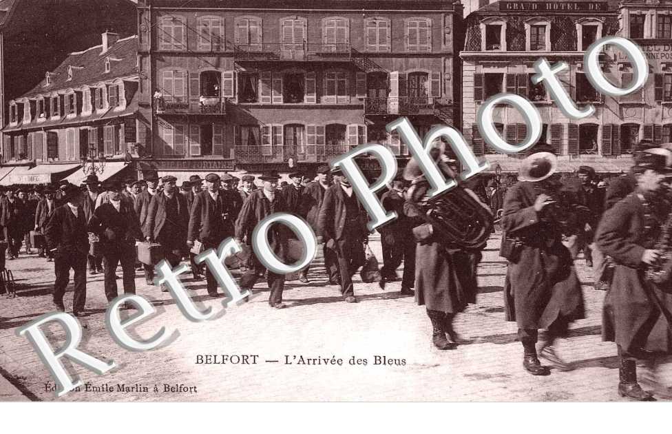 L'ARRIVEE DES BLEUS