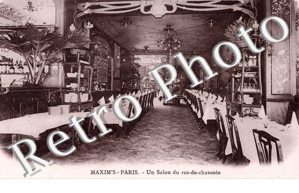 Maxim's, Salon du rez de chaussee - rue Royale