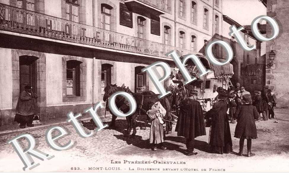 La diligence devant l'hotel de France