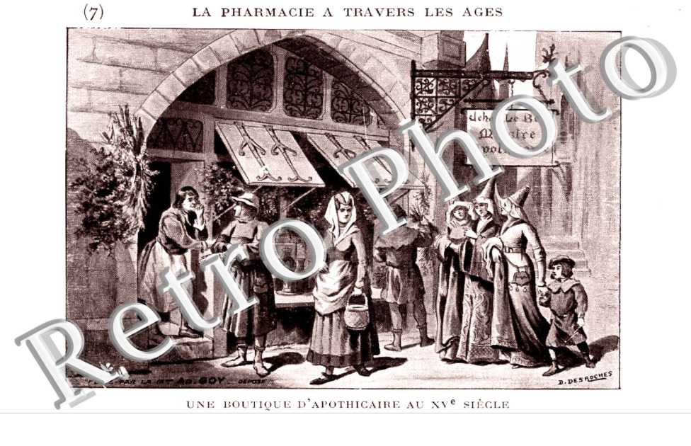 une boutique d'apothicaire