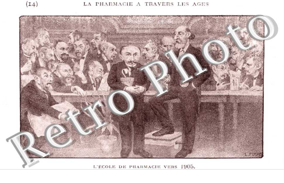 l'ecole de pharmacie vers 1905