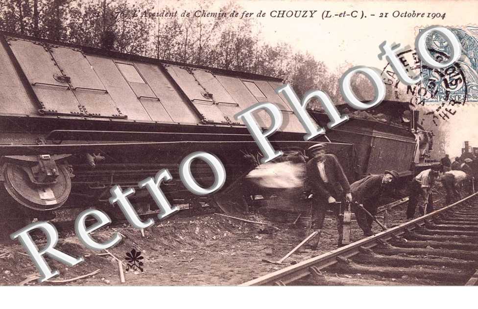 l'accident de chemin de fer 21 octobre 1904