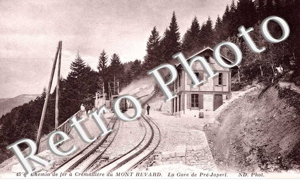 chemin de fer a Cremaillere du Mont Revard, la gare de Pre-Japert
