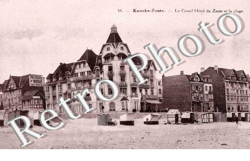 le grand hotel du Zoute et la plage