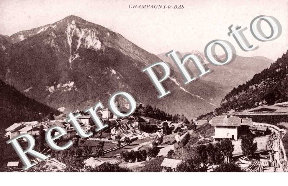Champagny le bas -  ( vue generale )